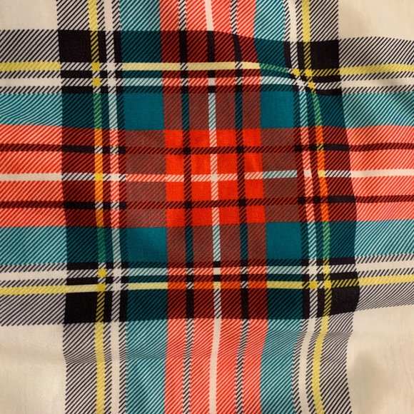 Plaid Thumbhole Double Hooded Cowl. Neck Shirt - Picture 4 of 12